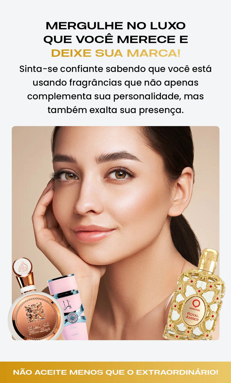 Lattafa Yara, Fahkhar e Royal Amber 100ml – Pague 1 Leve 3 (Somente Hoje!)