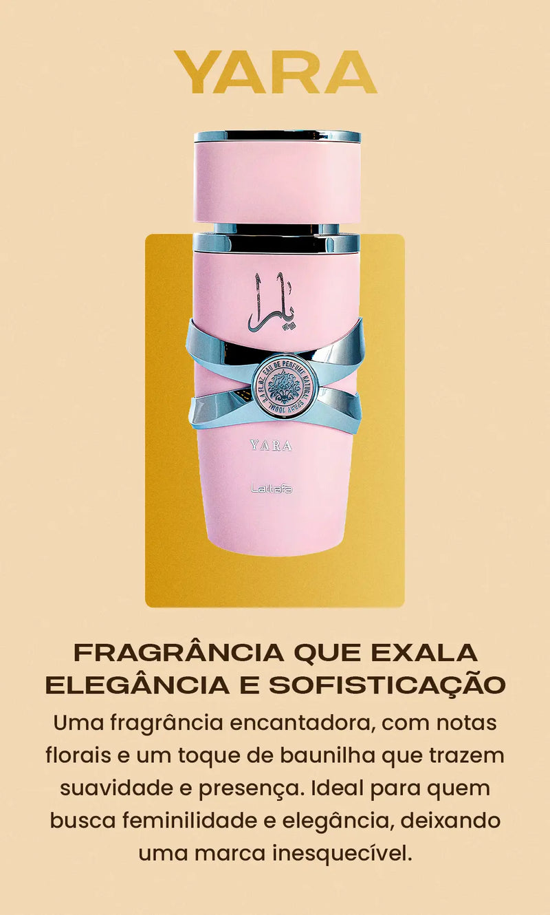 Lattafa Yara, Fahkhar e Royal Amber 100ml – Pague 1 Leve 3 (Somente Hoje!)